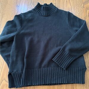 J. Crew Black Turtleneck Sweater